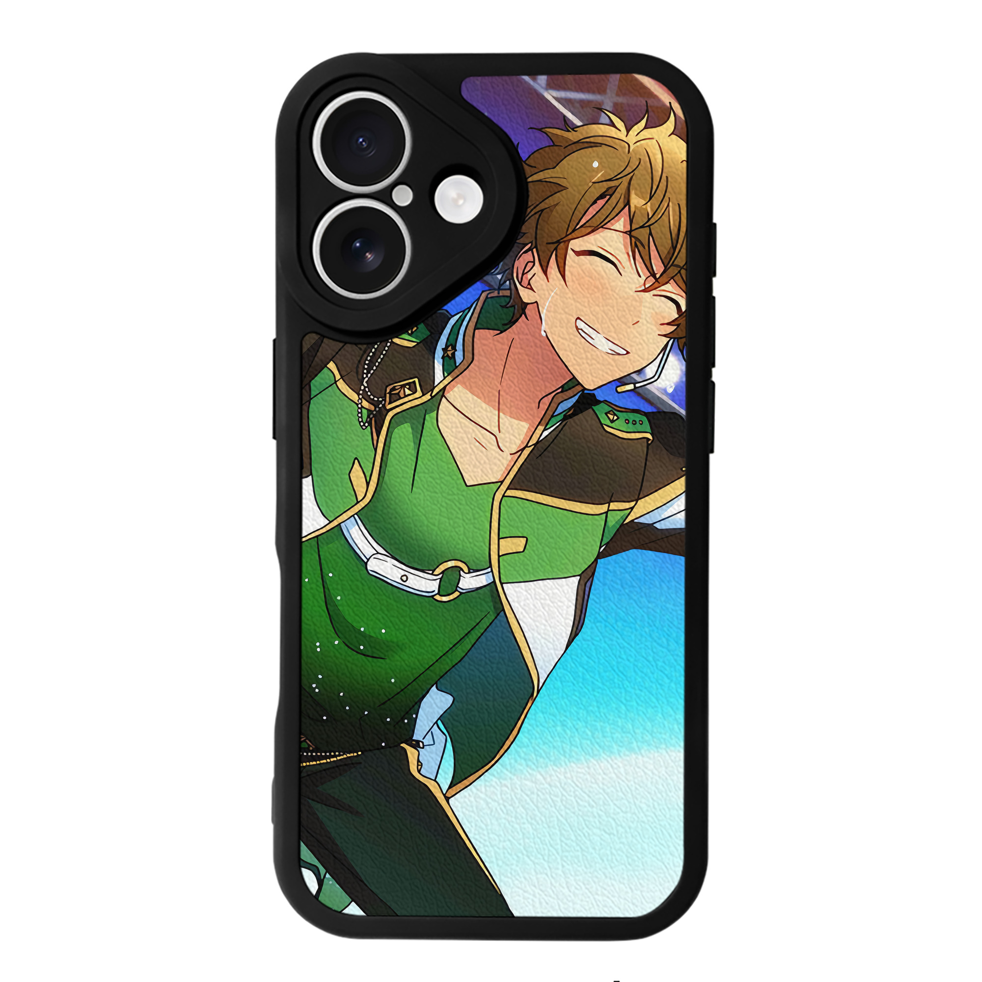（画像用） あんさんぶるスターズ! Ensemble Stars 【iPhone 16シリーズ対応】シリコンスマホケース（レザー調） 材質：シリコン